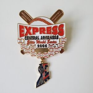 Enamel lapel Pin Express Central Arkansas Elite world series 2006
